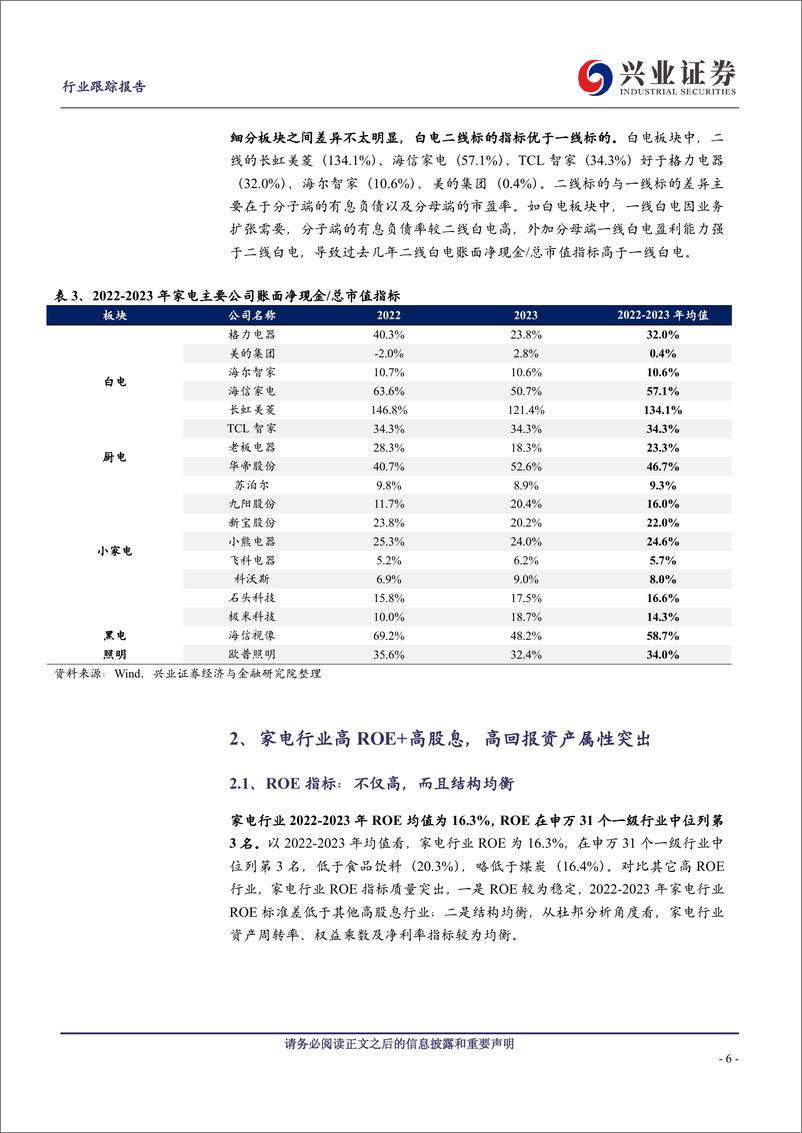 《家用电器行业财务分析视角：不容错过的家电优质资产-240513-兴业证券-11页》 - 第6页预览图