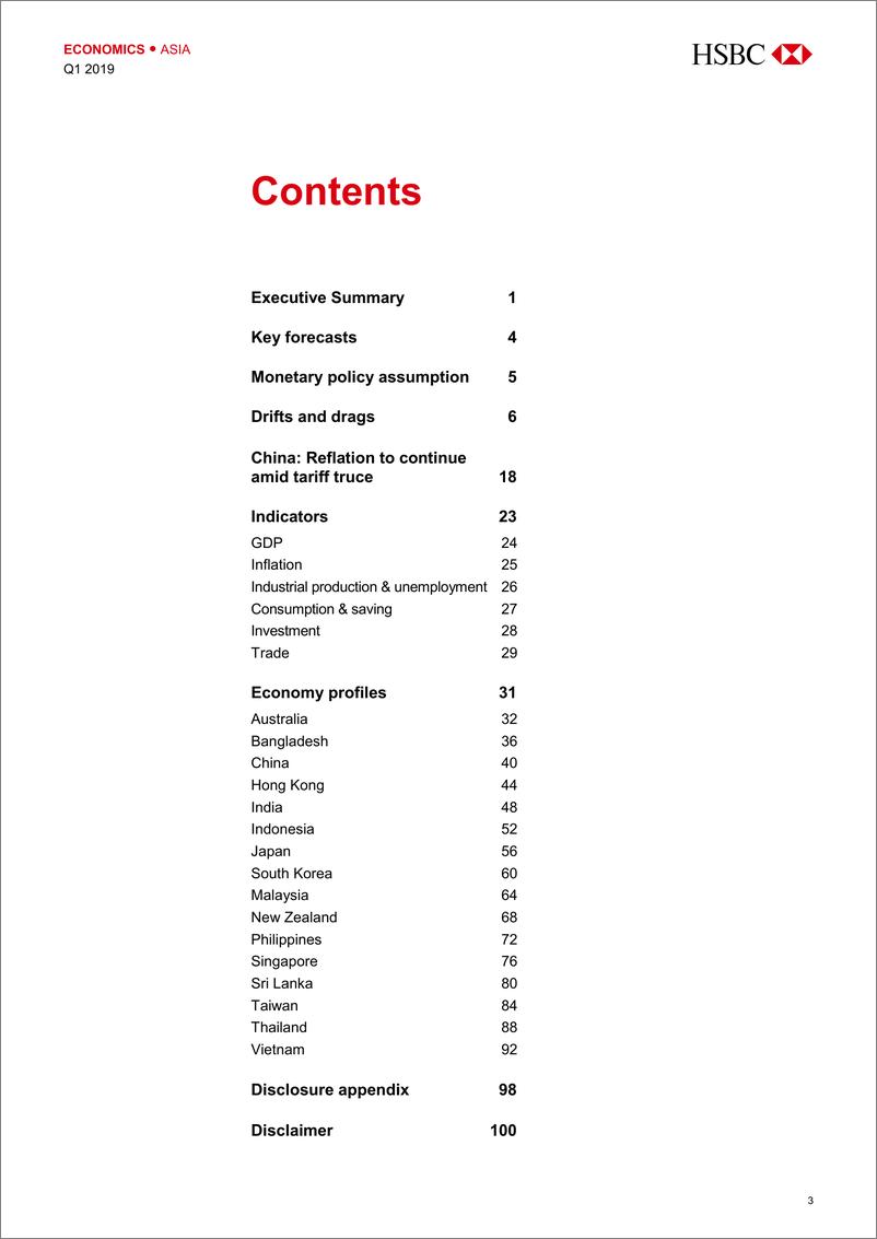 《汇丰银行-亚太地区-宏观经济-亚太经济：支撑，支撑-2019.1-103页》 - 第5页预览图