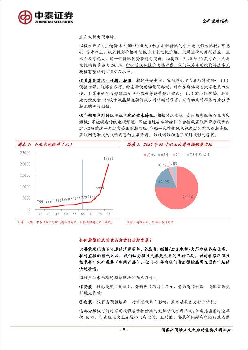 《中泰证券-极米科技-688696.SH-极米vs坚果、安克：稳扎稳打造就稳固优势》 - 第6页预览图