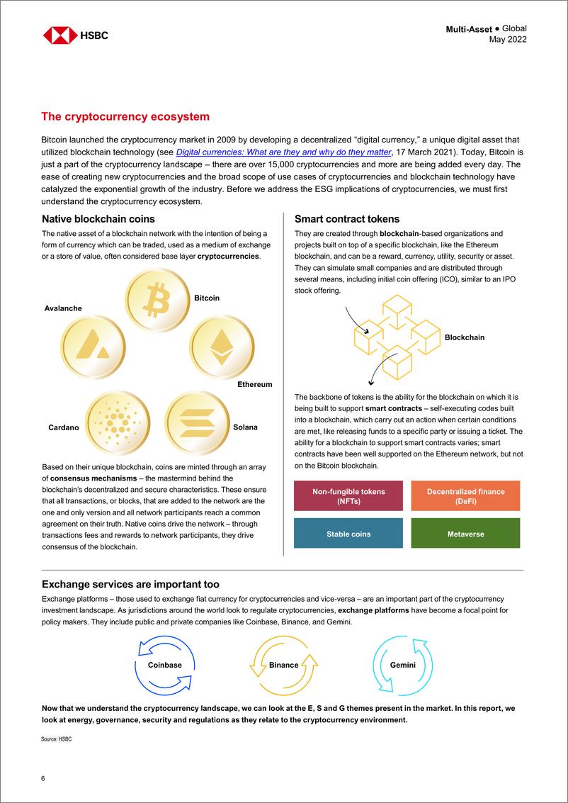 《HSBC-全球投资策略-加密货币的ESG：风险和机遇-2022.5-42页》 - 第8页预览图