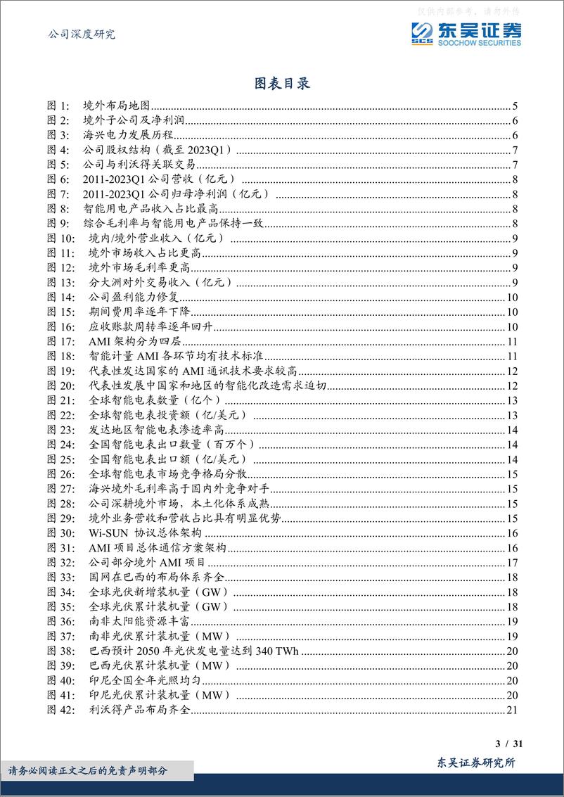 《东吴证券-海兴电力(603556)境外市场星辰大海，光储赋能未艾方兴-230608》 - 第3页预览图