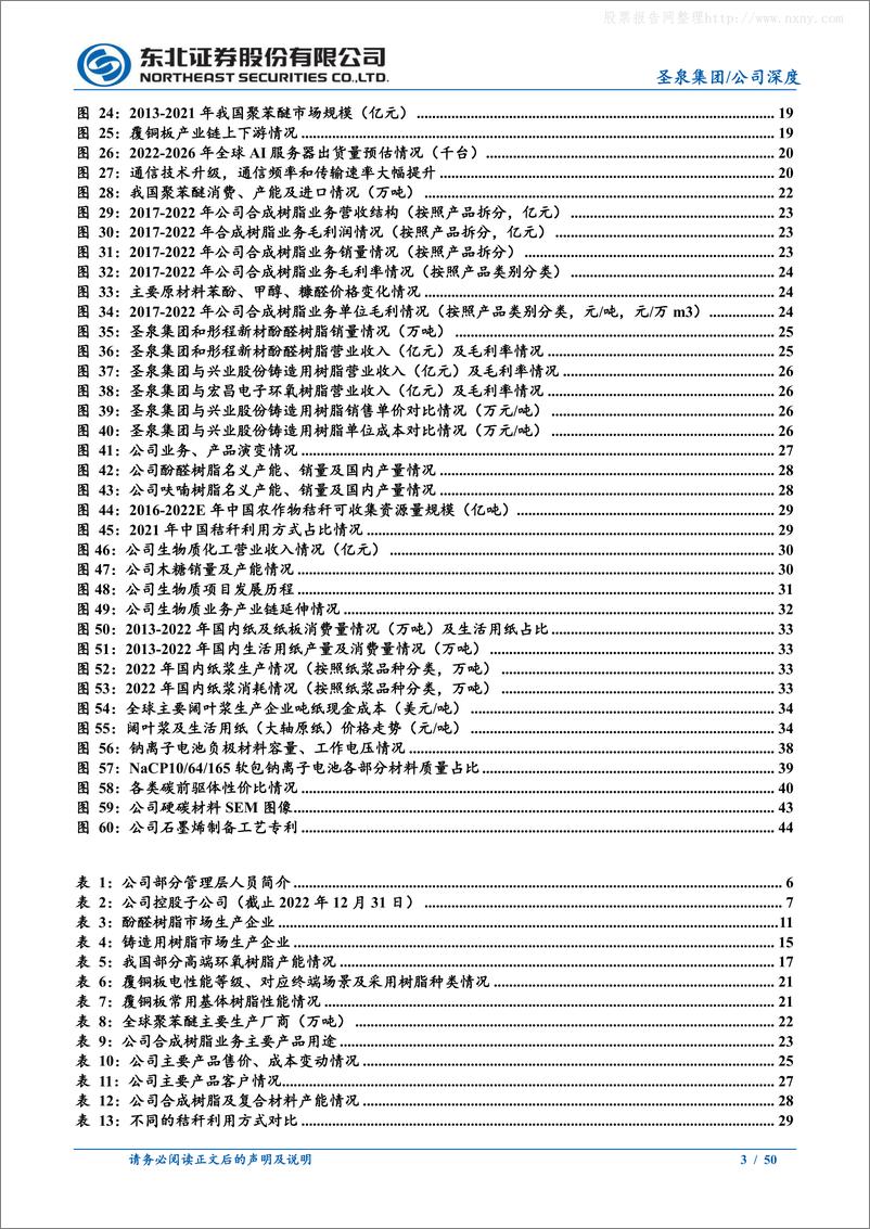 《东北证券-圣泉集团(605589)合成树脂龙头，生物质化工及硬碳构成新的增长点-230628》 - 第3页预览图