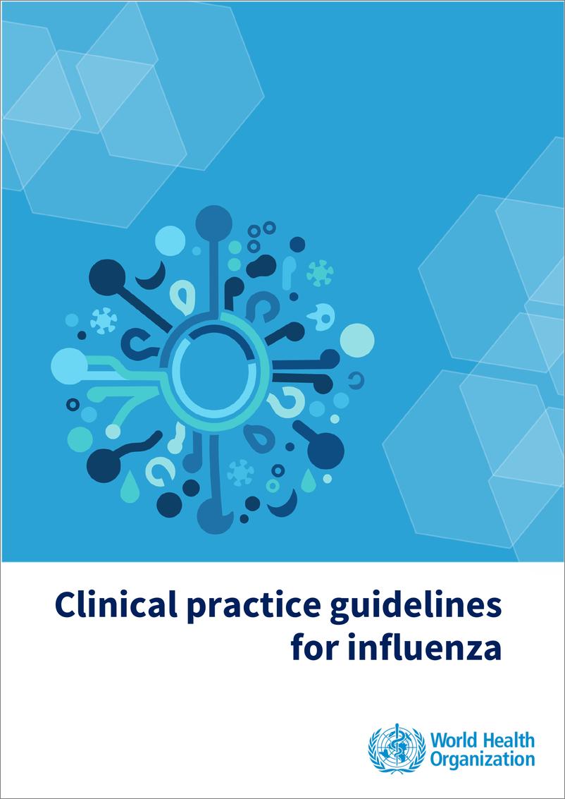 《WHO世界卫生组织_2024年流感临床实践指南报告_英文版_》 - 第1页预览图