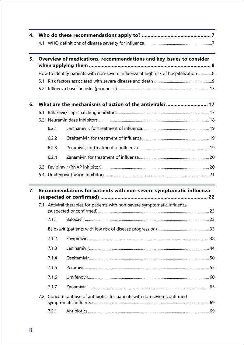 《WHO世界卫生组织_2024年流感临床实践指南报告_英文版_》 - 第7页预览图