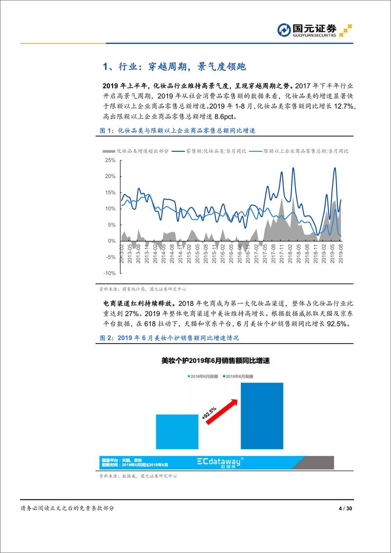 《化妆品行业深度报告之二：聚焦ROE，深度复盘比较国内外化妆品公司-20190920-国元证券-30页》 - 第5页预览图