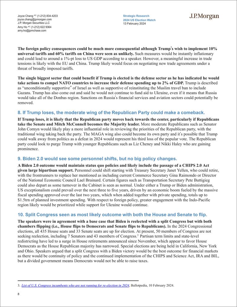 《JPMorgan Econ  FI-2024 US Election Watch Too early to make assumptions on the ...-106506940》 - 第8页预览图