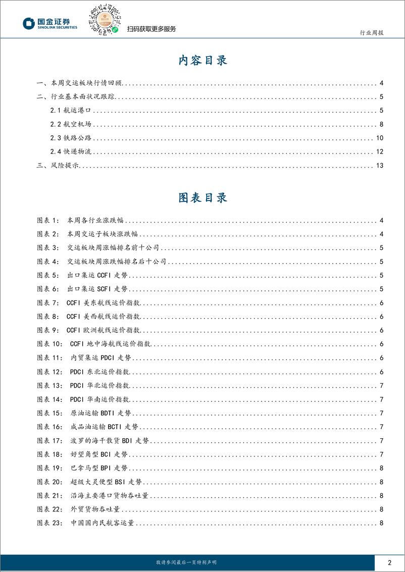 《交通运输产业行业研究：预计9月快递业务量同比%2b18.5%25，2024冬春航季即将开启-241020-国金证券-15页》 - 第2页预览图