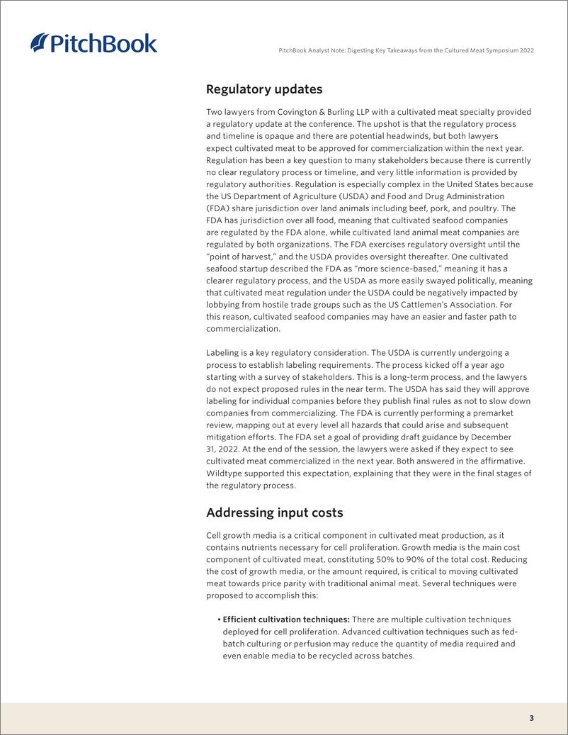 《PitchBook-PitchBook分析师说明：消化2022年养殖肉类研讨会的关键要点（英）-2022.11-6页》 - 第4页预览图