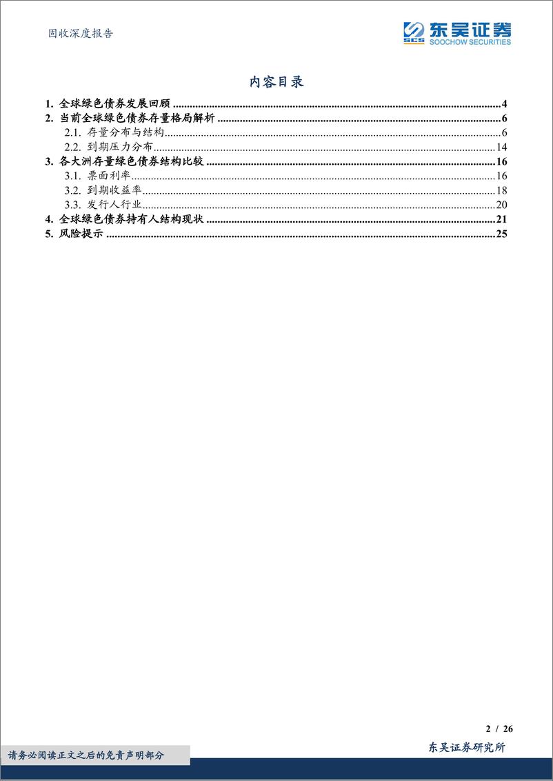 《固收深度报告：绿色债券专题报告之五，当前全球存量绿色债券格局如何？-20220606-东吴证券-26页》 - 第3页预览图