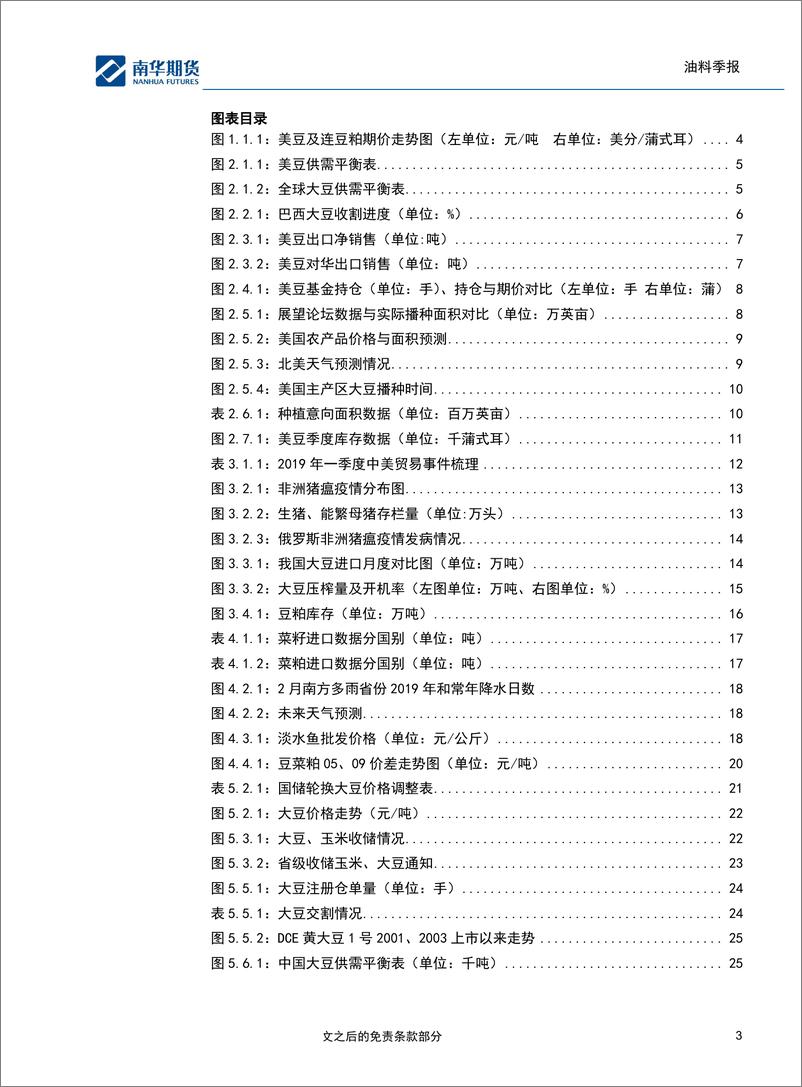 《油料季报：进退维谷-20190401-南华期货-27页》 - 第4页预览图