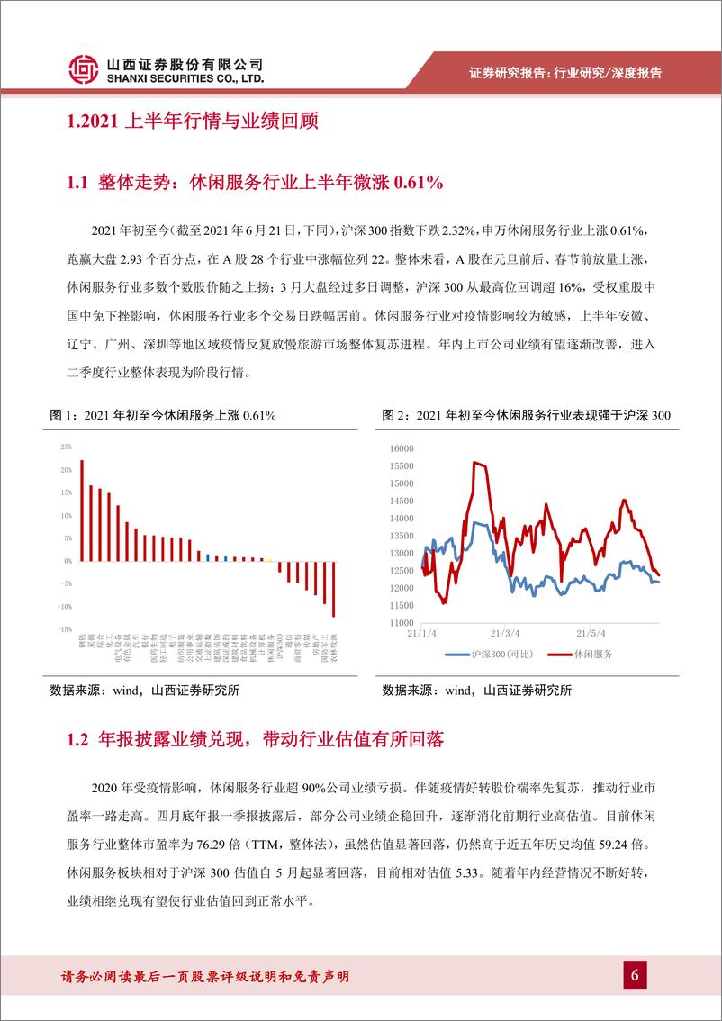 《社会服务行业2021年中期策略：消费回流、品质提升引领行业持续复苏-20210625-山西证券-28页》 - 第7页预览图