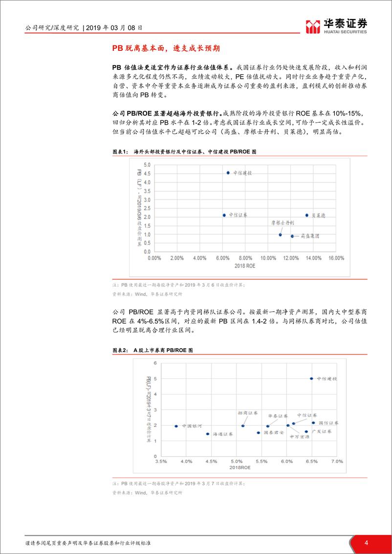 《华泰证券沽空中信建投报告：估值显著高估，下调至卖出评级-20190308--19页》 - 第5页预览图