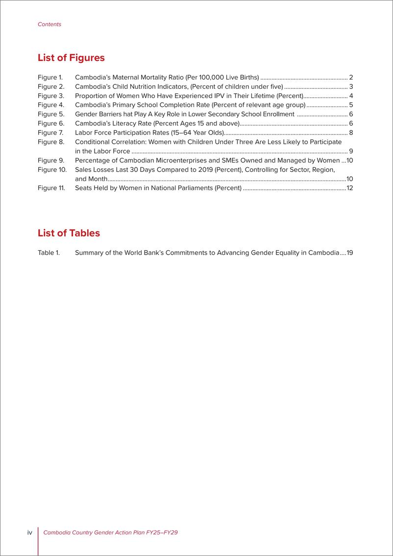 《世界银行-柬埔寨-国家性别行动计划FY25-FY29（英）-2024.10-32页》 - 第6页预览图