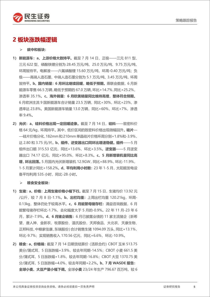 《行业信息跟踪：家电内外需皆有回暖迹象，钢铁淡季产需维持疲弱-20230718-民生证券-30页》 - 第6页预览图