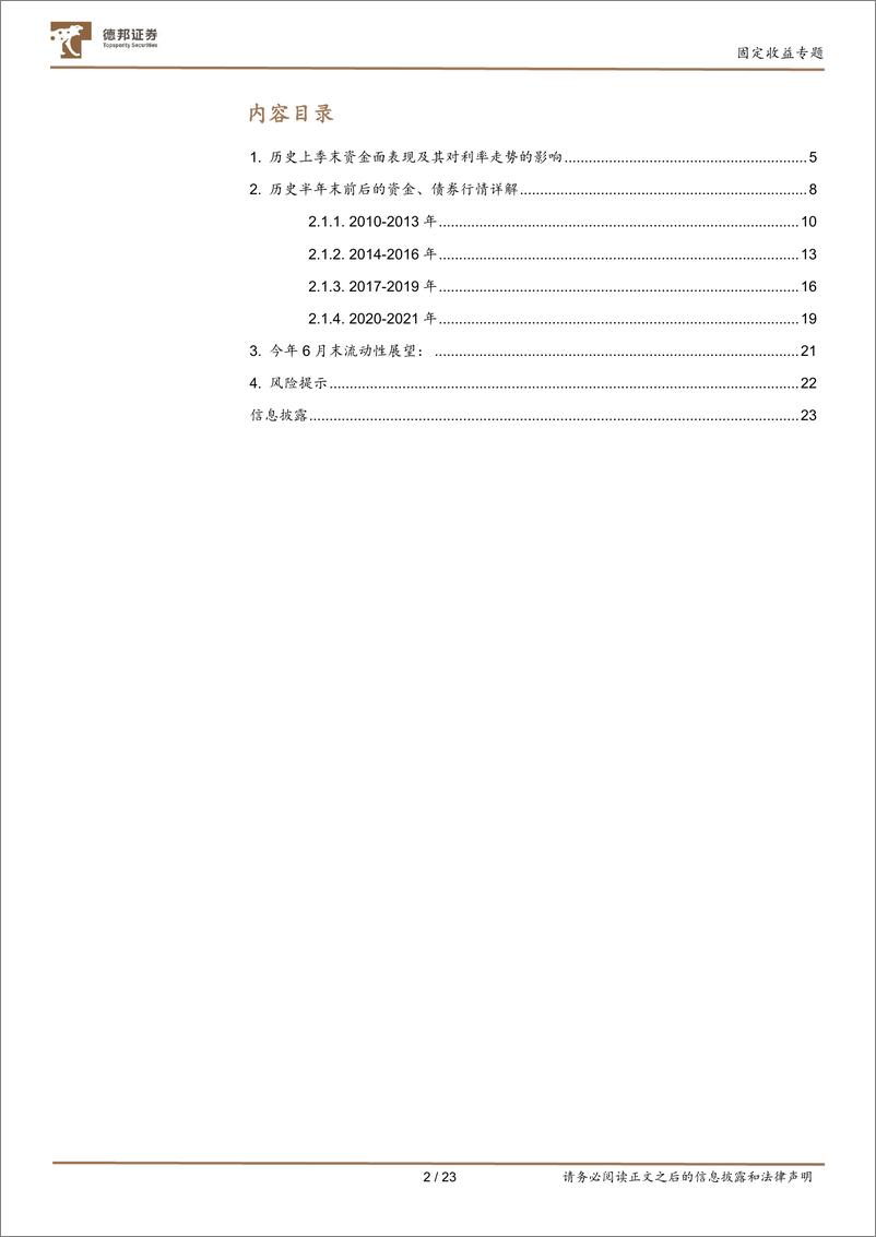 《固定收益专题：历史上季末资金面表现及其对利率走势的影响-20220614-德邦证券-23页》 - 第3页预览图