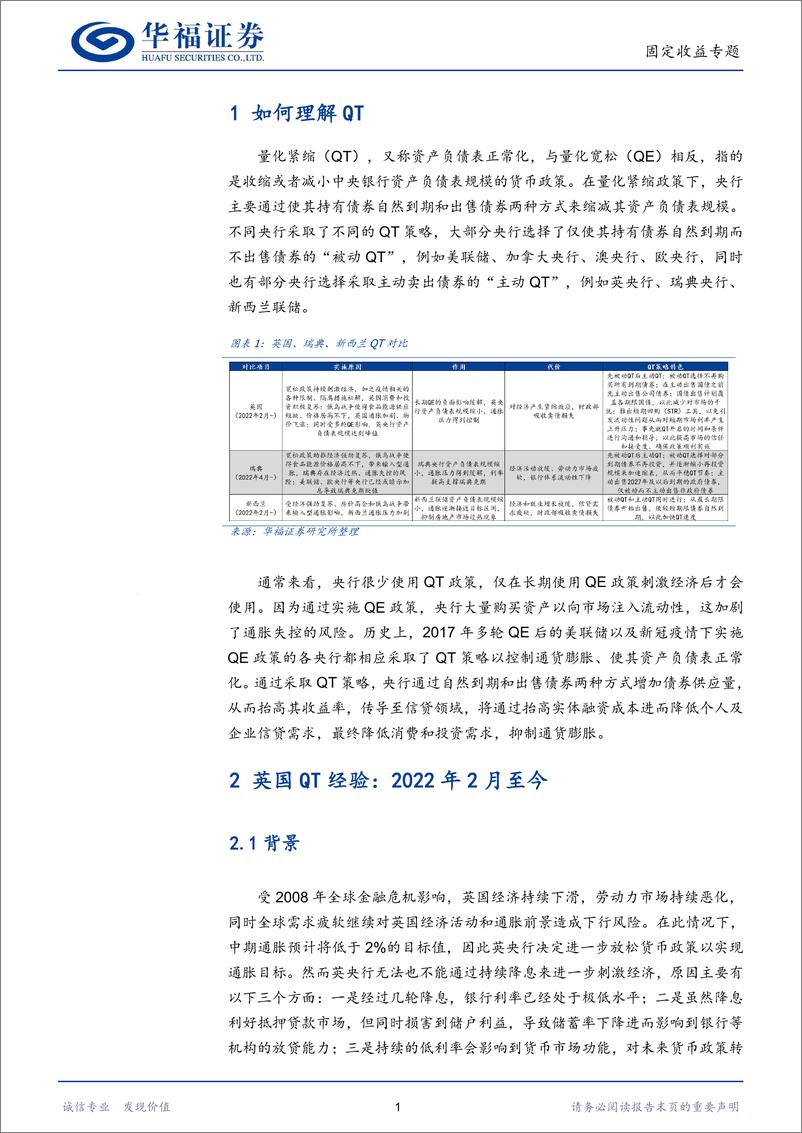 《【华福固收】全球央行国债交易经验复盘(三)：QT详解-240819-华福证券-23页》 - 第4页预览图