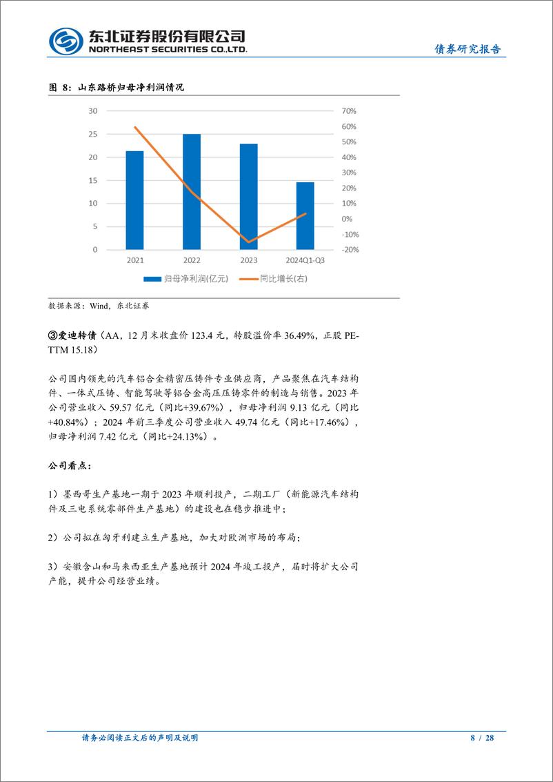 《东北固收转债分析：2025年1月十大转债-250102-东北证券-28页》 - 第8页预览图