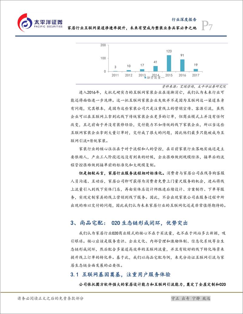 《轻工制造行业家居企业互联网渠道模式研究：家居行业互联网渠道渗透率提升，未来有望成为整装业务兵家必争之地-20190218-太平洋证券-17页》 - 第8页预览图