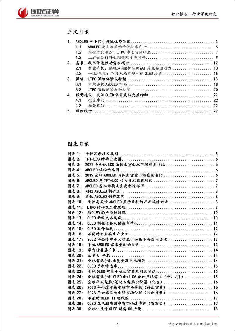 《国联证券-电子行业深度研究：OLED供需反转，行业或迎来拐点》 - 第3页预览图