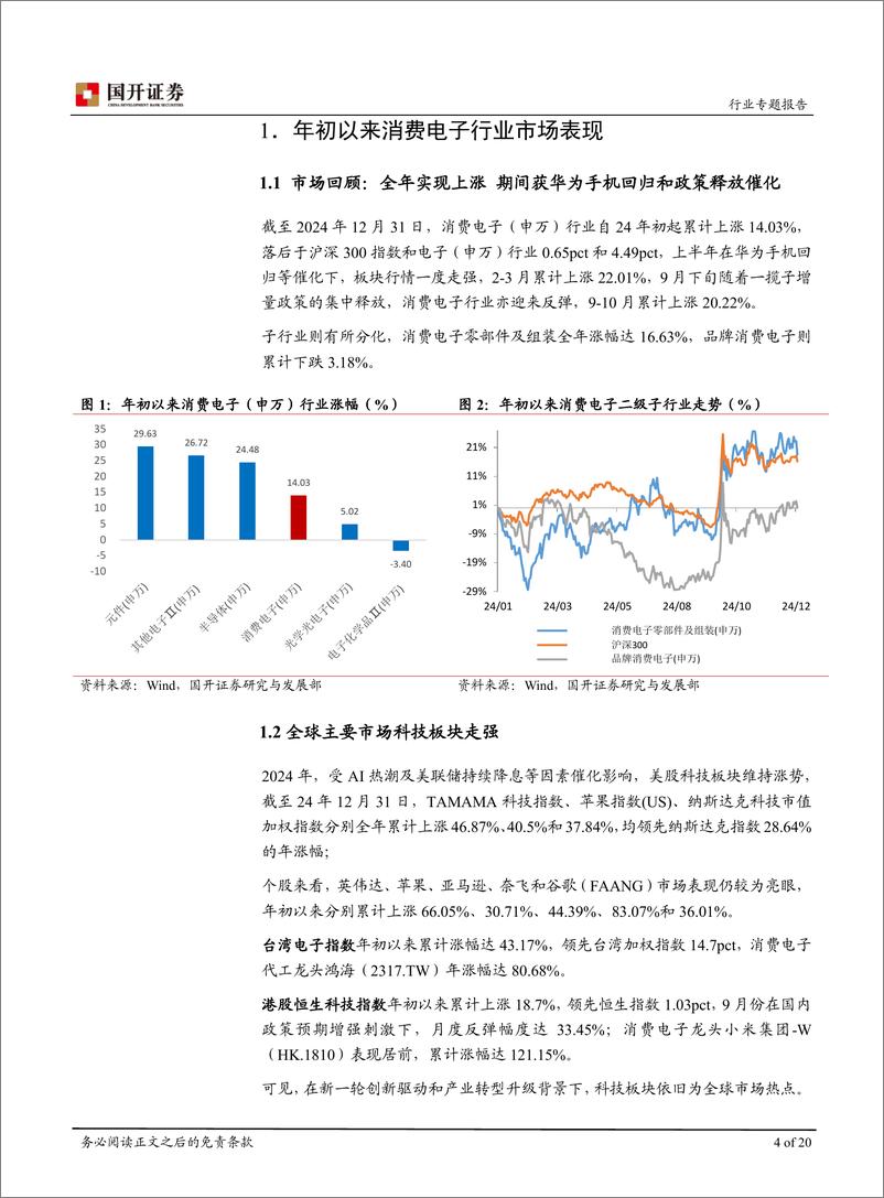 《消费电子行业专题报告：创新驱动需求复苏，业绩与估值有望修复-241231-国开证券-20页》 - 第4页预览图