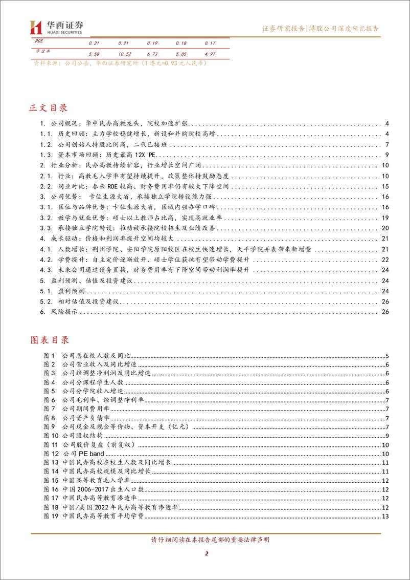 《中国春来(1969.HK)立足中部，学费和利润率提升均具备空间-240802-华西证券-29页》 - 第2页预览图