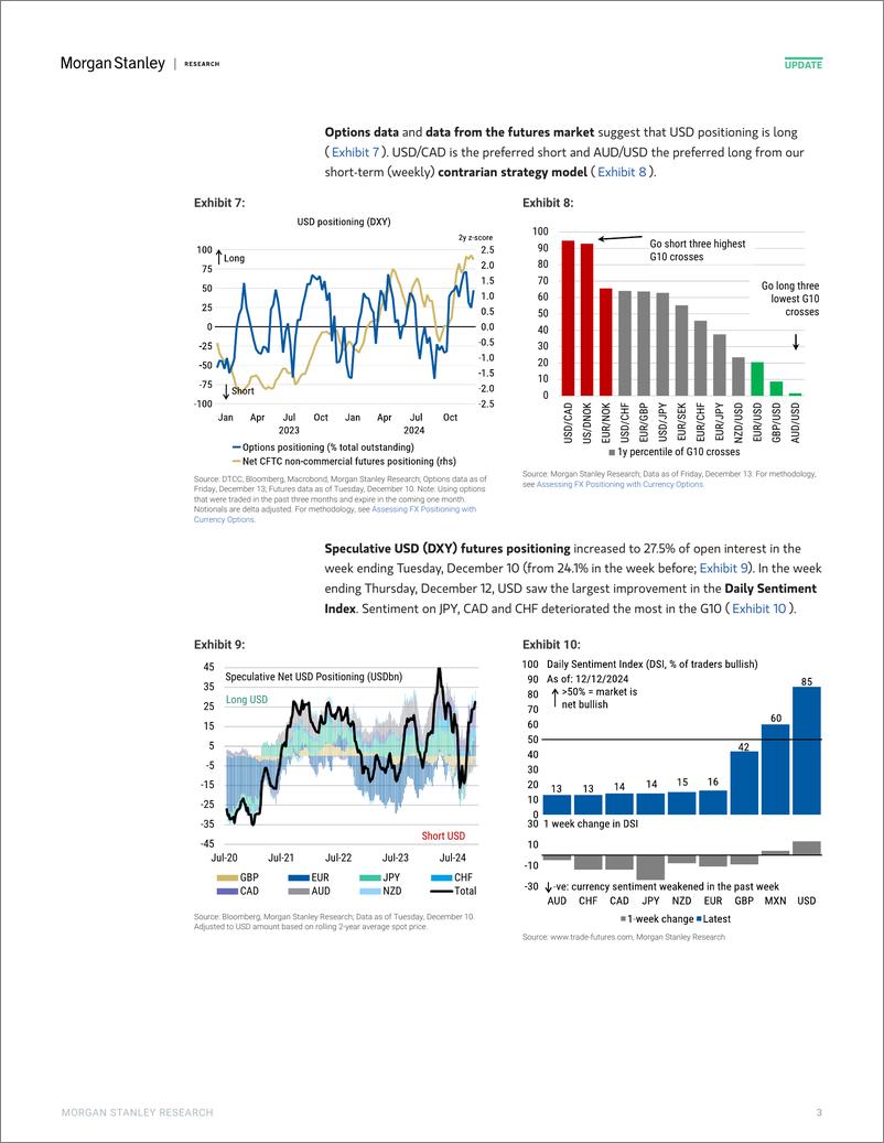 《Morgan Stanley Fixed-Global Macro Strategy Global FX Positioning Long USD Posit...-112226038》 - 第3页预览图