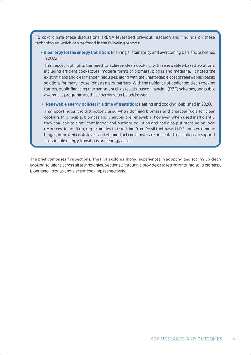 《IRENA-推进基于可再生能源的清洁烹饪解决方案：关键信息和成果（英）-2024.3-33页》 - 第5页预览图
