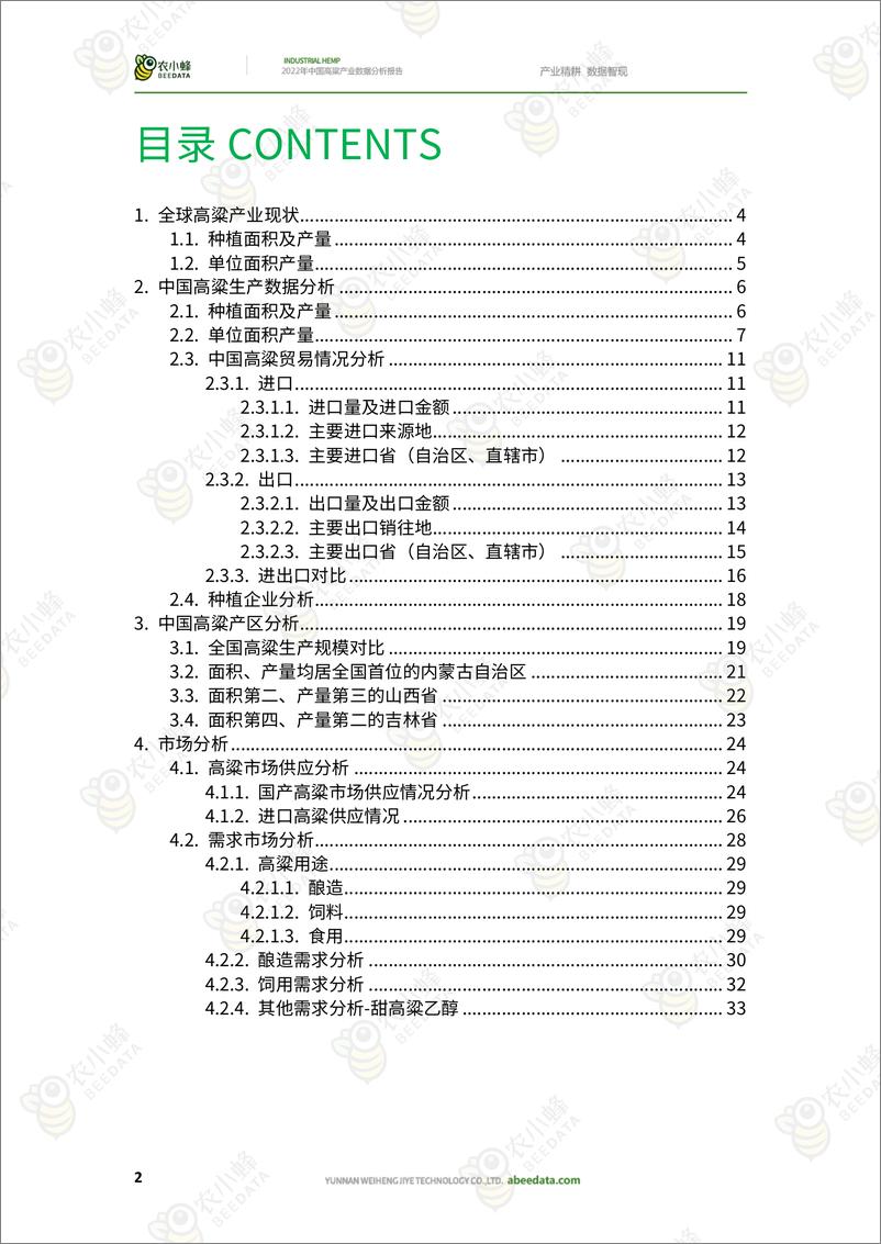 《2022年中国高粱产业数据分析报告-农小蜂》 - 第4页预览图