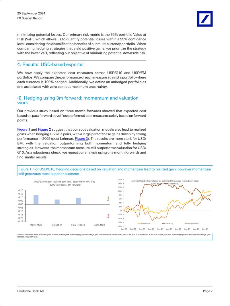 《Deutsche Bank-FX Special Report Unlocking Value with Dynamic FX Hedging-110476280》 - 第7页预览图