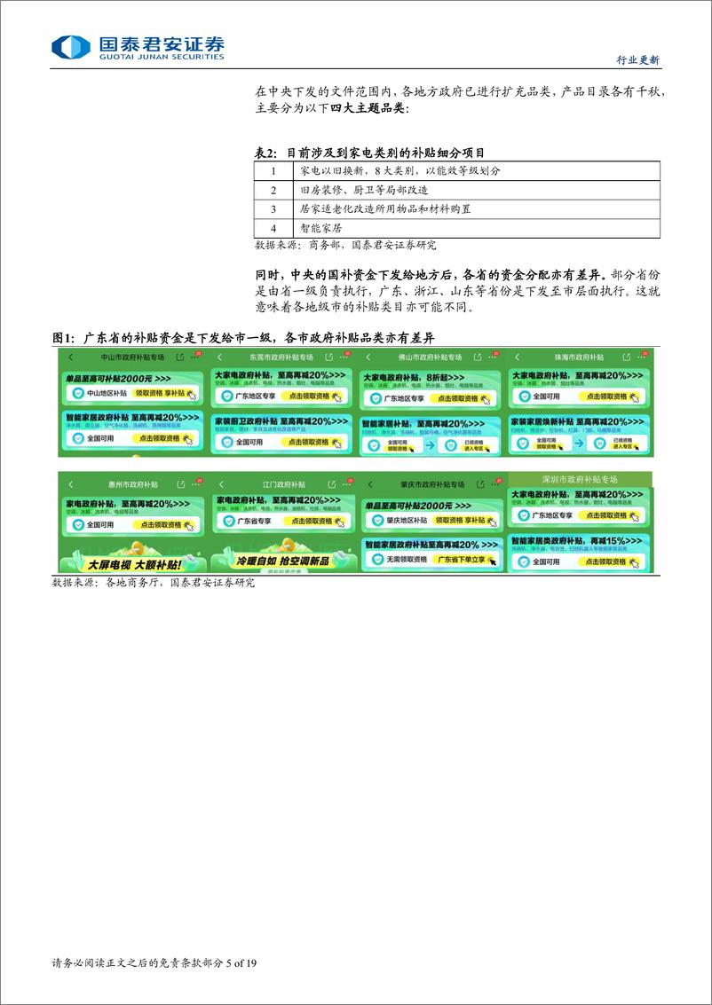 《家用电器行业2024年以旧换新系列跟踪报告：本轮国补，哪类企业最受益-241104-国泰君安-19页》 - 第5页预览图