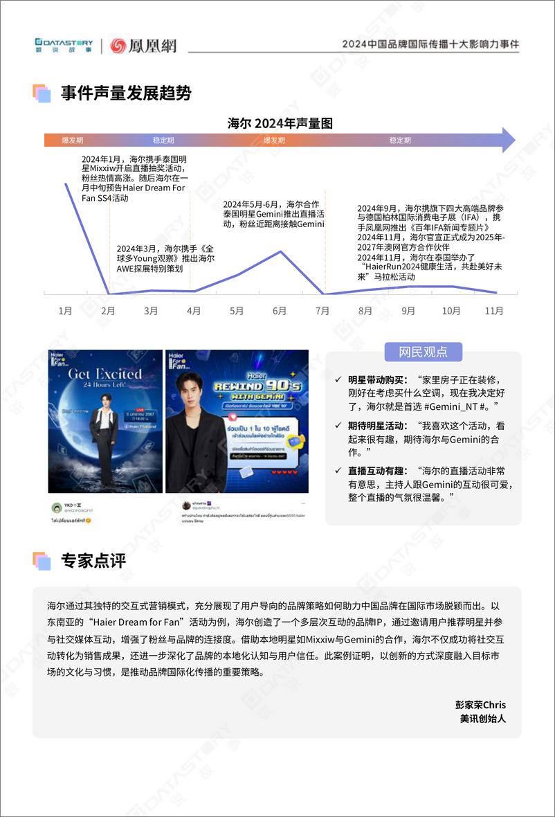 《内容击穿，疆域壁垒-2024年中国品牌国际传播十大影响力事件-数说故事&凤凰网-2025-24页》 - 第7页预览图