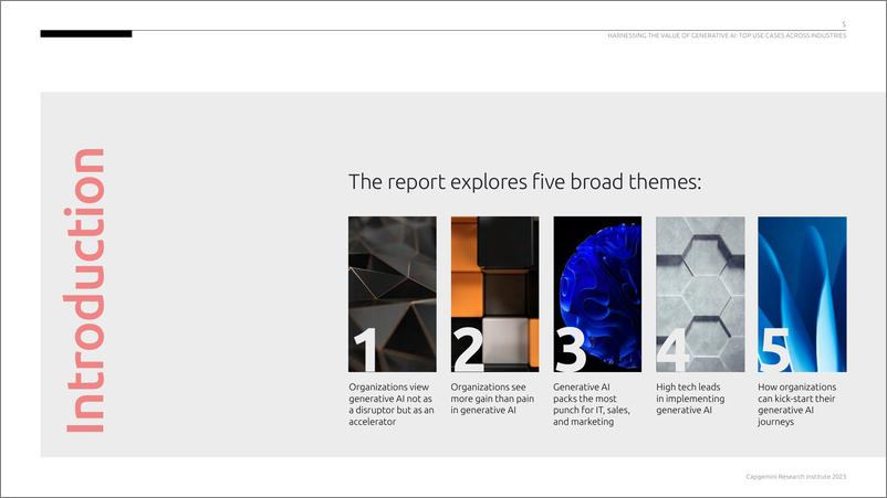 《2023-10-15-利用生成人工智能的价值：各行业的顶级用例（英文版）-Capgemini》 - 第5页预览图