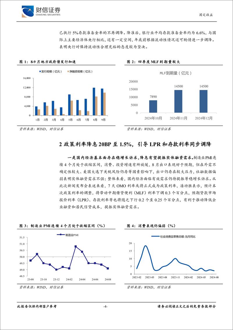 《金融支持经济高质量发展新闻发布会精神解读：经济基本面有望改善，市场将迎来底部反弹-240924-财信证券-11页》 - 第4页预览图