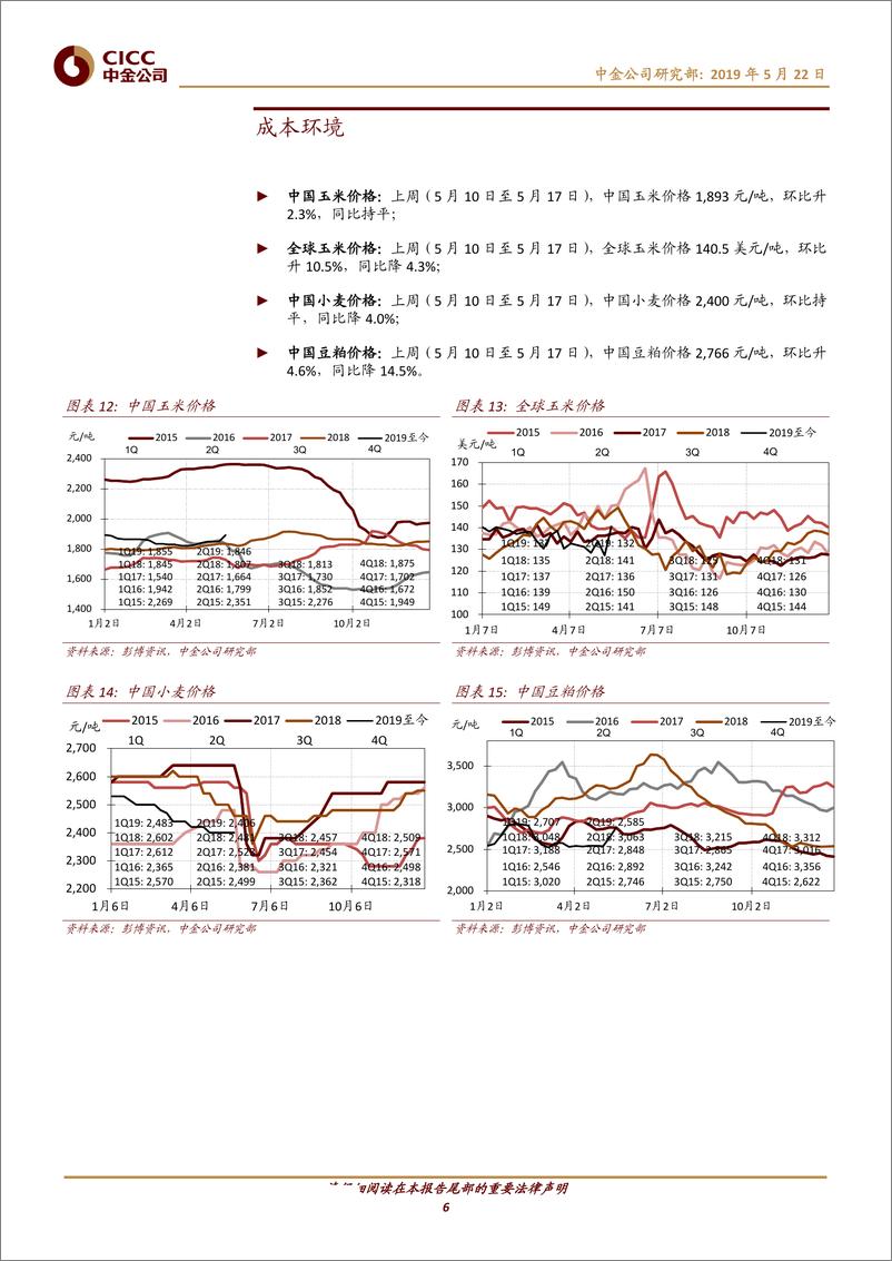 《食品饮料行业乳业月报：国内奶价淡季持稳，海外奶价小幅回调-20190522-中金公司-12页》 - 第7页预览图