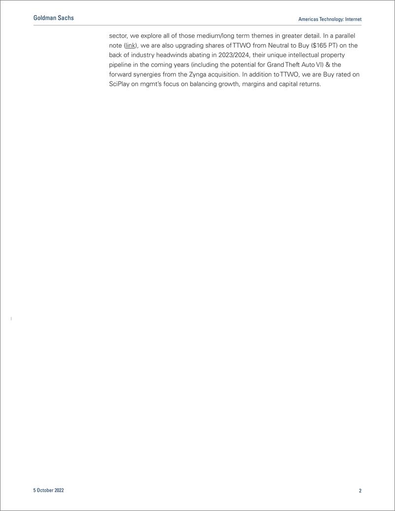 《Americas Technolog Interne Q3 ’22 Gaming Industry Preview – Headwinds Remain in ’22; Industry Themes Likely Drive 2023 & ...(1)》 - 第3页预览图