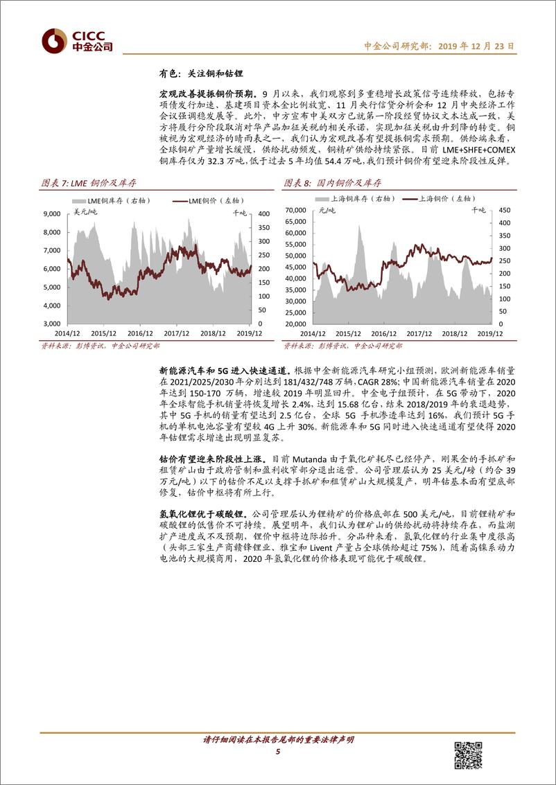 《基础材料行业系列电话会纪要：确认需求改善，看好建材、有色细分品种-20191223-中金公司-12页》 - 第6页预览图