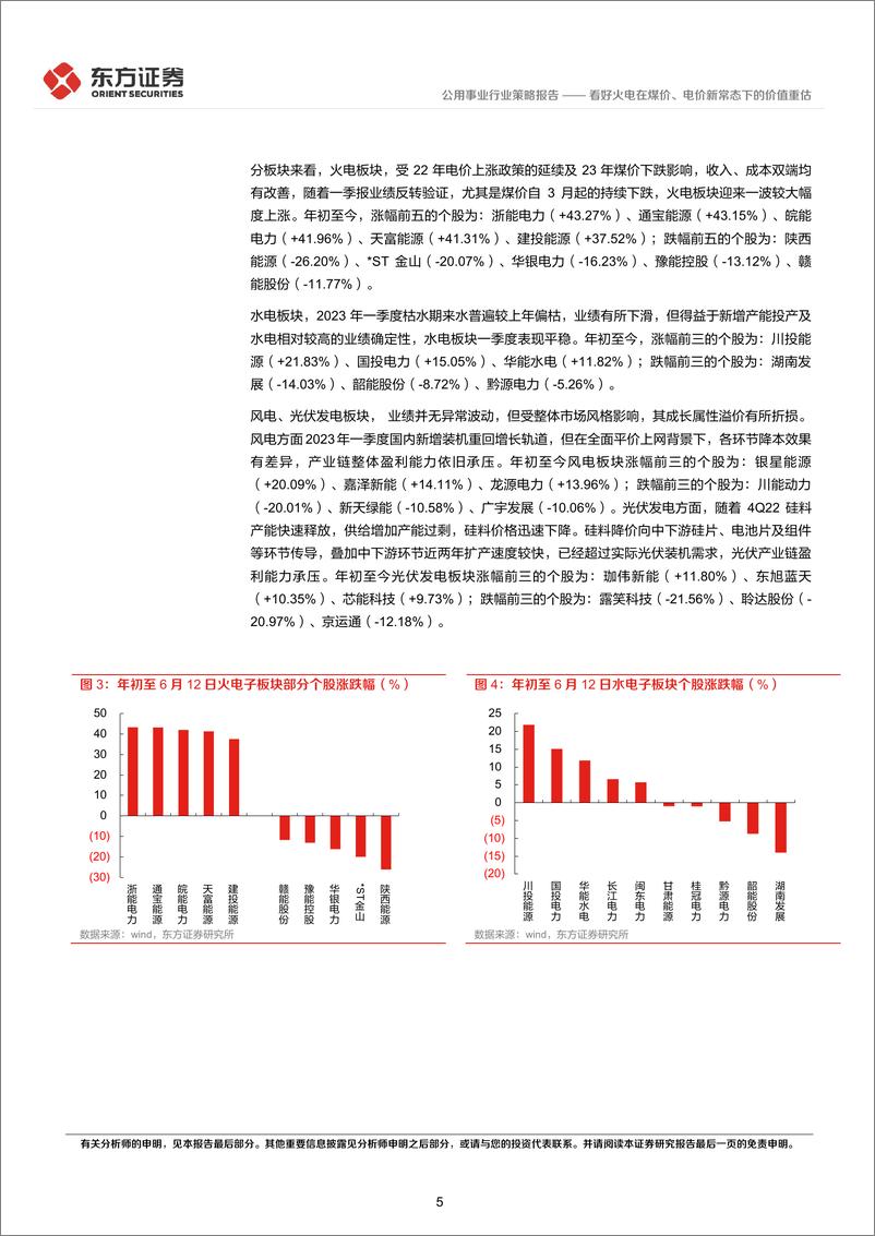 《电力行业2023年中期策略报告：看好火电在煤价、电价新常态下的价值重估-20230615-东方证券-23页》 - 第6页预览图