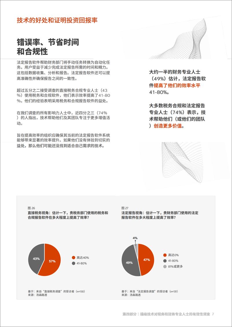 《税务合规和法定报告数字化转型2023-2024年调查报告 第四部分》 - 第7页预览图