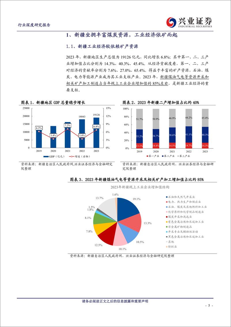 《煤炭开采行业：新疆煤炭供需及外运竞争力分析-240516-兴业证券-31页》 - 第5页预览图