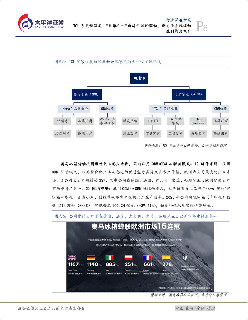 《太平洋-家电_TCL系更新深度__改革_ _出海_双轮驱动_助力业务规模和盈利能力双升》 - 第8页预览图