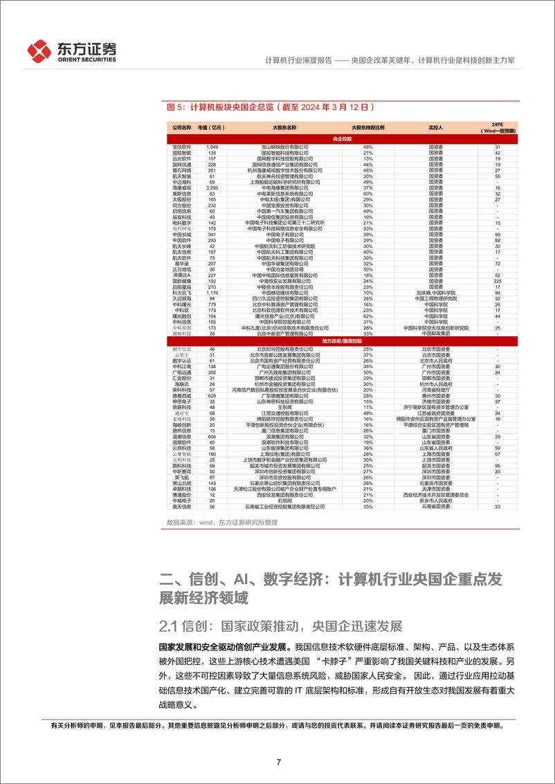 《计算机行业央国企改革专题研究：央国企改革关键年，计算机行业是科技创新主力军》 - 第7页预览图