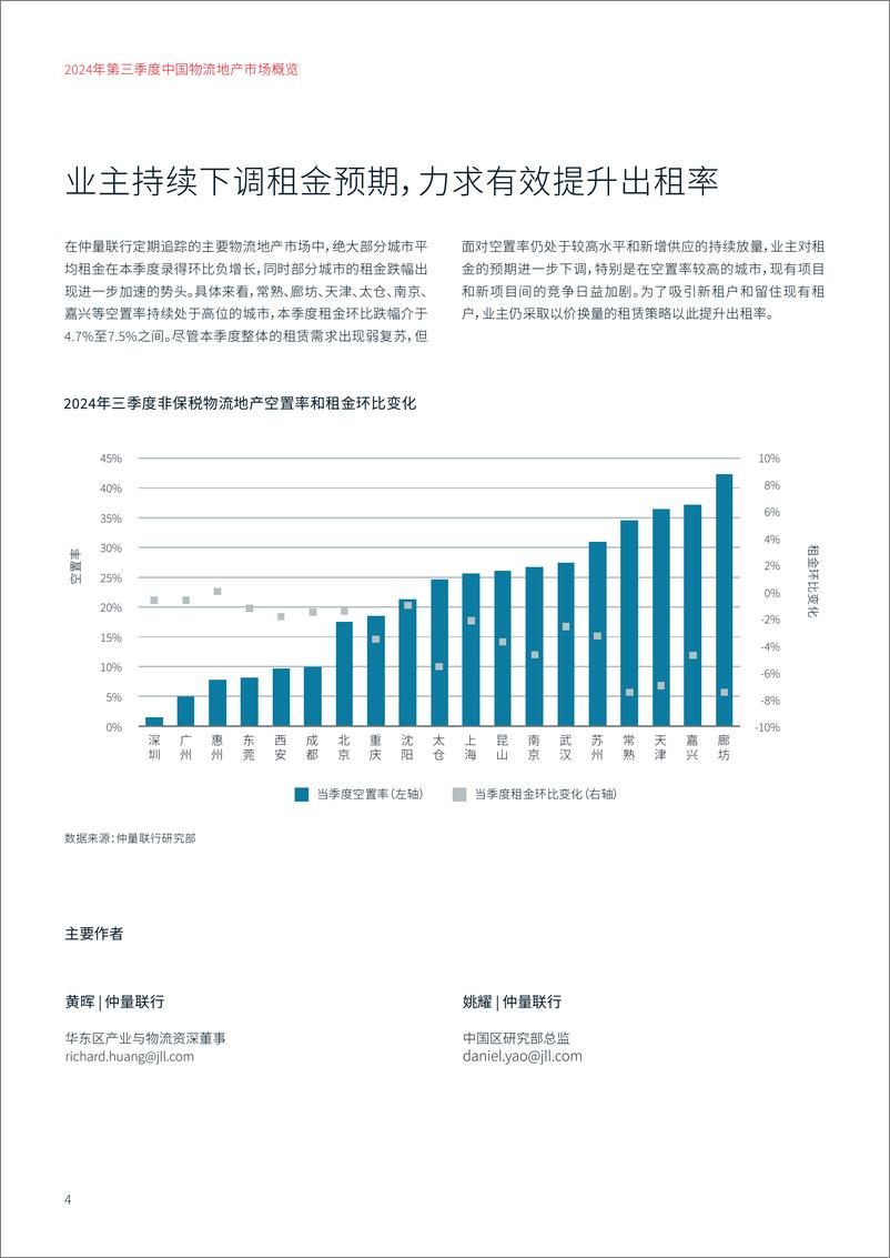 《2024年第三季度中国物流地产市场报告》 - 第4页预览图