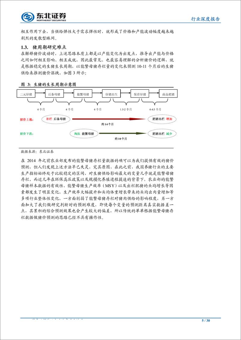 《农林牧渔行业深度：产能变化规律性与本轮猪周期的独特之处-20190623-东北证券-30页》 - 第6页预览图