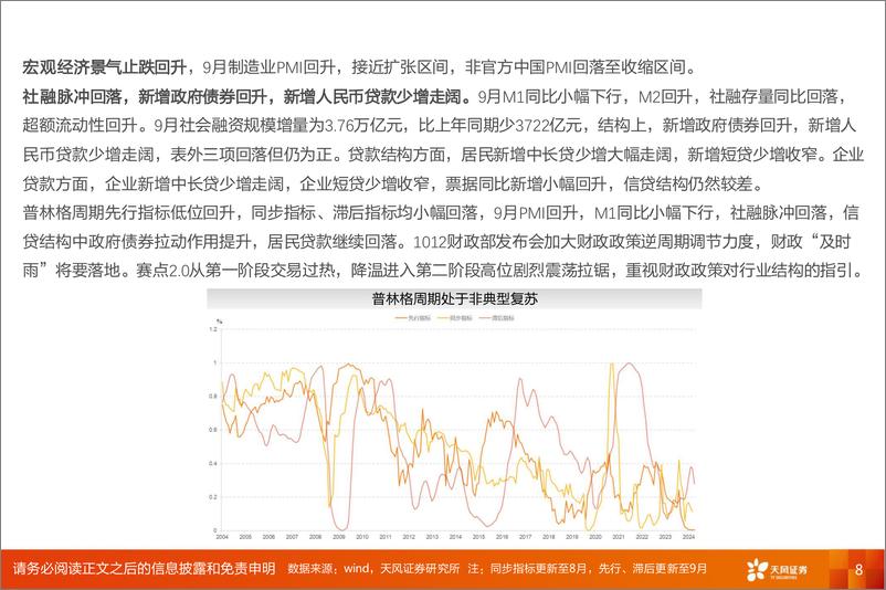 《普林格与盈利周期跟踪：稳信用何去何从-241014-天风证券-11页》 - 第8页预览图