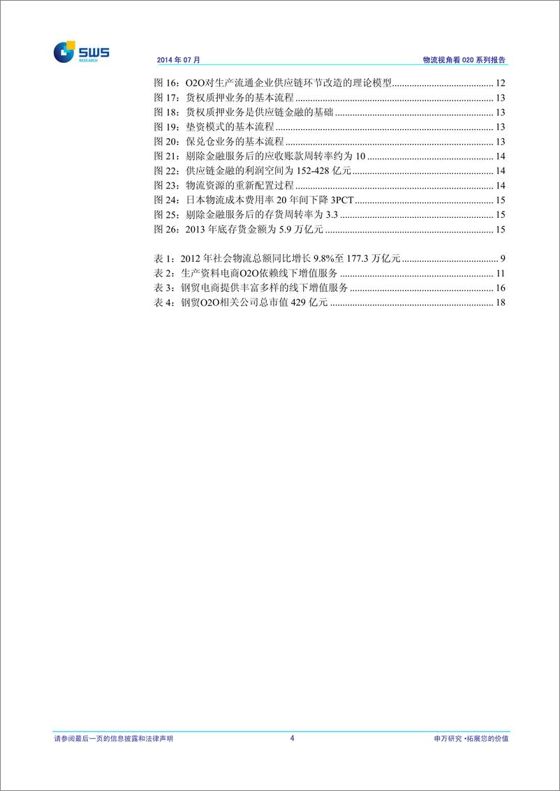 《（钢贸）申银万国-物流视角看O2O：系列报告之二：千亿市场空间：钢贸电商O2O》 - 第5页预览图