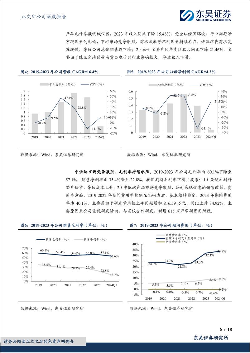 《国产电子测量仪器龙头，产品向高端&综合化发展-20240517-东吴证券-18页》 - 第6页预览图