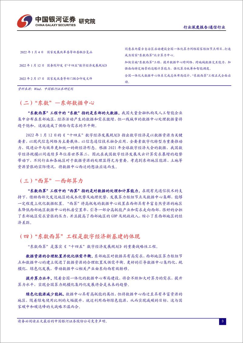 《通信行业：“东数西算”持续推进，光网络景气上行-20220331-银河证券-23页》 - 第5页预览图