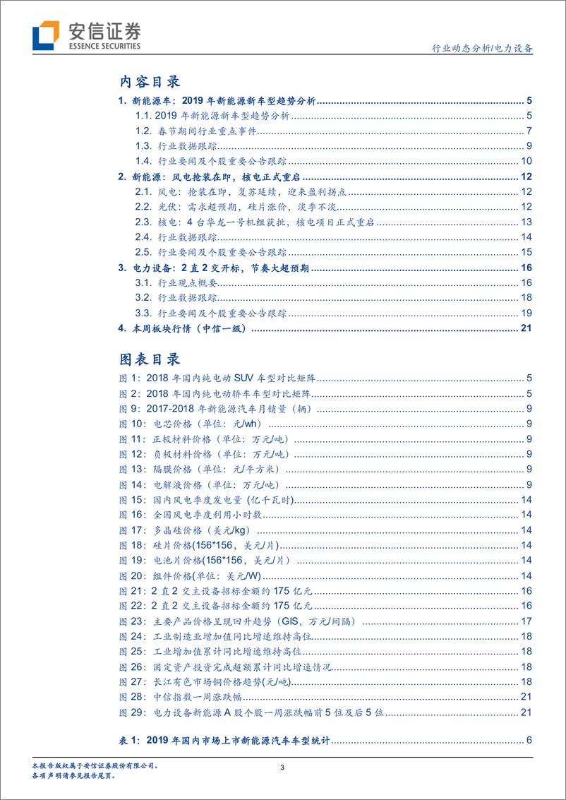 《电力设备行业动态分析：从新能源车型投放看2019行业趋势-20190210-安信证券-23页》 - 第4页预览图