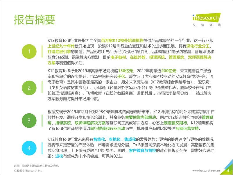 《2019年中国K12教育To+B行业研究报告》 - 第4页预览图