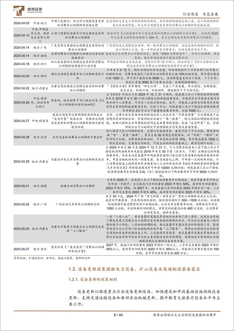 《有色金属行业深度：高质量发展推动，新质有色迎机遇-240703-德邦证券-44页》 - 第8页预览图